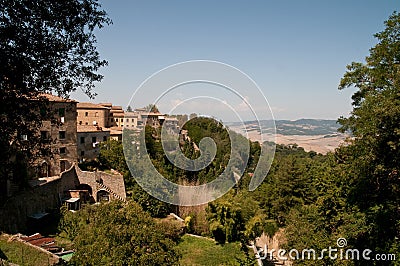 Landscape â€‹â€‹of Volterra, Pisa, Tuscany, Italy Stock Photo